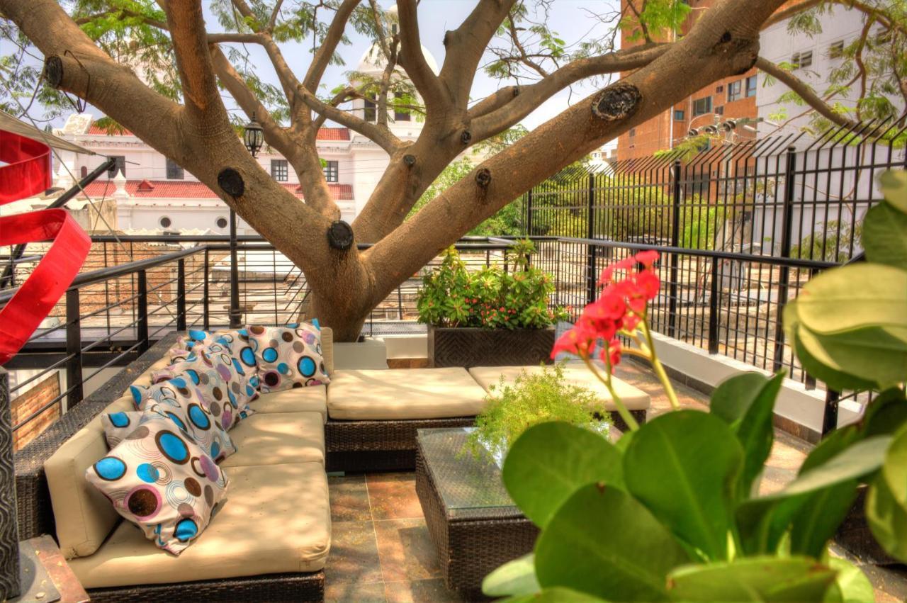 Casa De Leda, A Kali Hotel 산타마르타 외부 사진 Rooftop garden